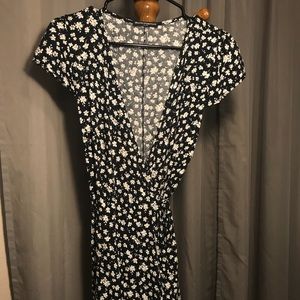 Brandy Melville Floral Wrap Dress